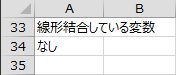 線形結合している変数 線形結合している変数